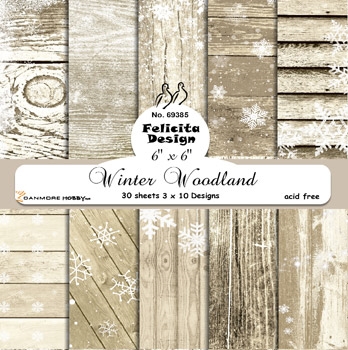 Felicita Design Winter woodland 3x10design 15x15cm 200g